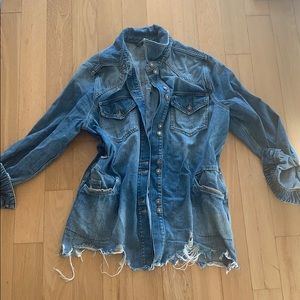 NWOT free people Jean jacket